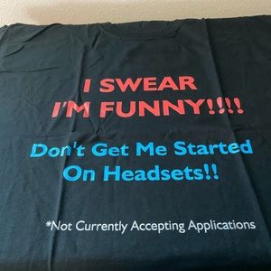 NWT Custom Tee Shirt W@H joke funny Med Unisex